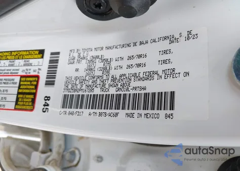 2023 Toyota Tacoma Trd Off Road из США, поврежденный, VIN 3TMDZ5BN2PM167285